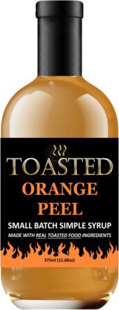 Toasted Simple Syrup Orange Peel