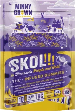 Minny Grown Skol D9 Gummies 5mg
