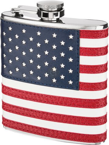 American Flag Flask True
