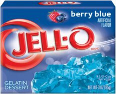 Jell O Berry Blue Gelatin Dessert Mix
