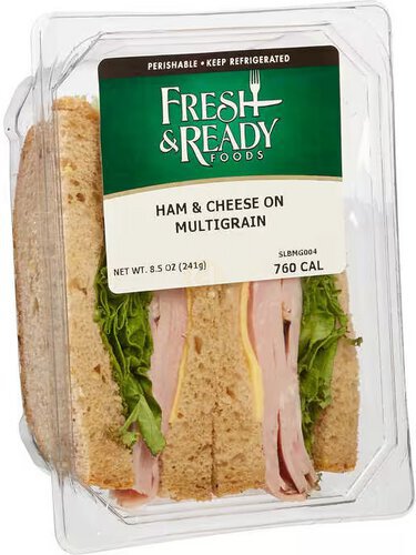 Fresh & Ready Ham & Cheese Multigrain Sandwich