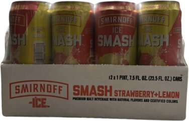Smirnoff Ice Smash Strawberry Lemon