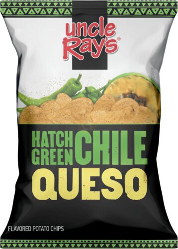 Uncle Ray's Potato Hatch Green Chile Queso Chips Bag