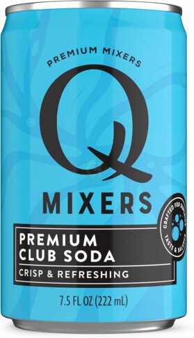 Q Mixers Club Soda Pack Of Premium Cocktail And Mocktail Mixer Made With Real