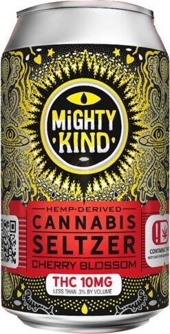 Mighty Kind Cannabis Seltzer Cherry Blossom