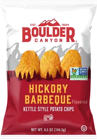Boulder Canyon Hickory Bbq Kettle Cooked Chips