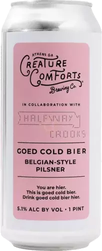 Creature Comforts Goed Cold Bier