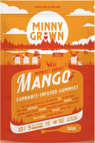Minny Grown Mango 5mg Thc Gummies