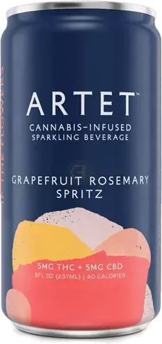 Artet Cbd Thc Canned Grapefruit Rosemary Single