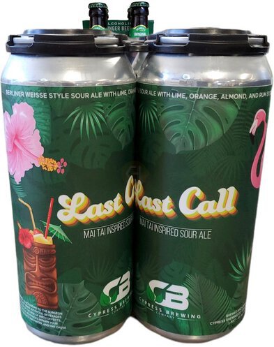 Cypress Last Call Mai Tai Inspired Sour Ale Limited Release