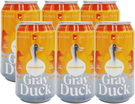Gray Duck Spirited Seltzer Tangerine Cans