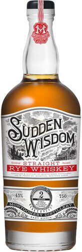 Montgomery Distilling Sudden Wisdom Rye Whiskey
