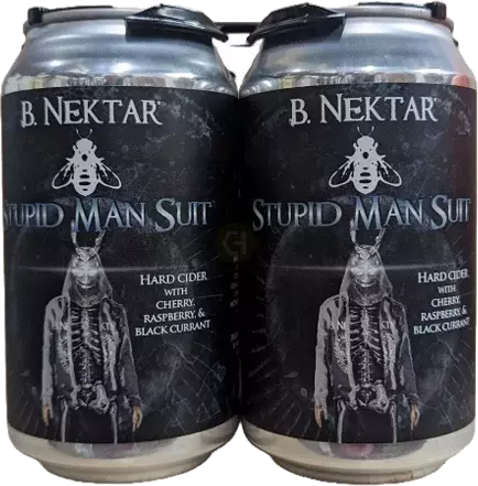 B Nektar Stupid Man Suit Cherry Raspberry Black Currant Cider Single