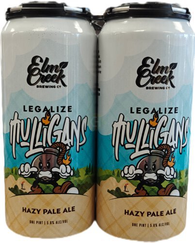 Elm Creek Brewing Legalize Mulligans Hazy Pale Ale