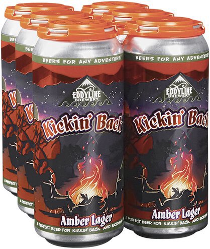 Eddyline Kickin Back Amber Lager Can