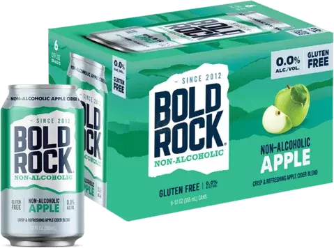 Bold Rock Non Alc Apple Cider Cn