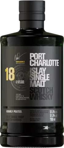 Bruichladdich Port Charlotte 18yr Single Malt Scotch Scottland Islay