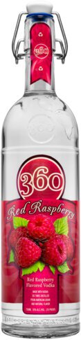 360 Flavors Red Raspberry Flavored Vodka Pet