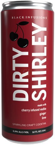 Dirty Shirley Black Infusions Vodka Rtd Cherry Ginger Lime