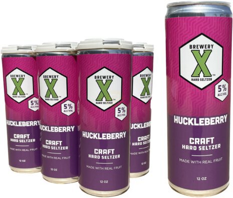 Brewery X Huckleberry Hrd Seltzer 6 P