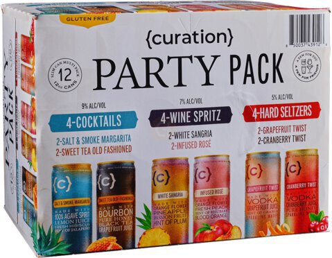 Curation Beverages Party Variety Pack 12pc