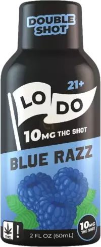 Lodo Blue Razz 10mg Thc Shot