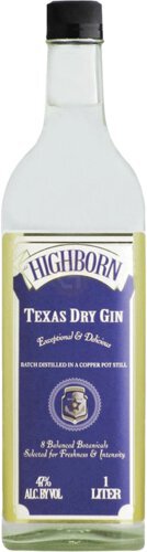 Genius Old Highborn Texas Style Gin Abv