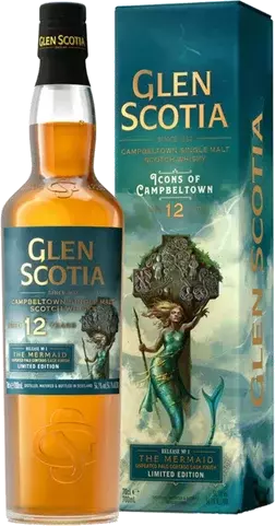 Glen Scotia The Mermaid Edition Palo Cortado Cask Finish Year Unpeated Single Malt Scotch Whisky