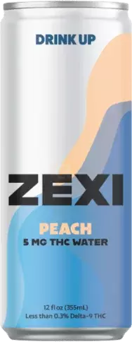 Crescent Zexi Peach Thc Water 4 Pack 5mg