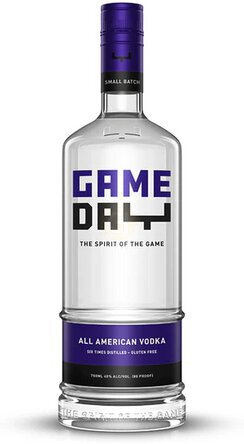 Game Day All American Vodka Purple & Black