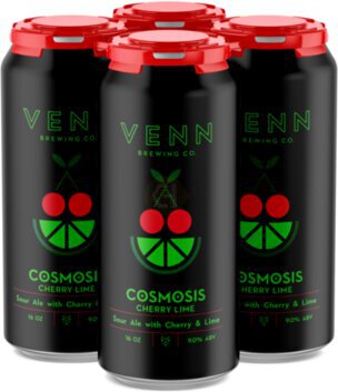 Venn Brewing Cosmosis Cherry Lime Sour Crowler