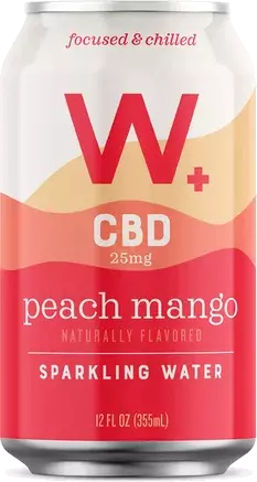 Weller Peach Mango Cbd 25mg Sparkling Water