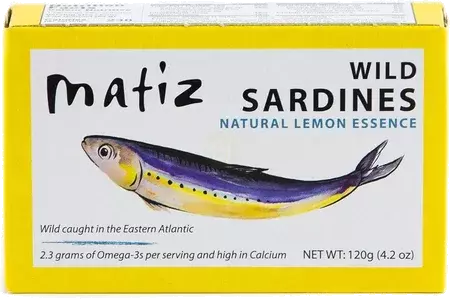 Matiz Espana Wild Sardines W Natural Lemon Essence 120g