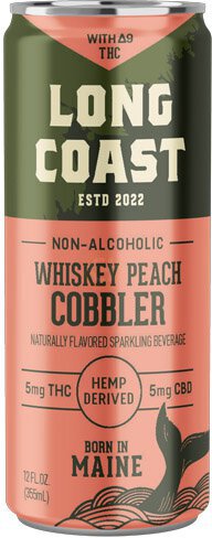 Long Coast Peach Whiskey Cobbler Non Alc Cocktaill