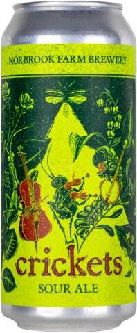 NORBROOK FARM BREWERY CRICKETS SOUR ALE 16 OZ 4-PK CANS