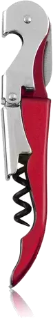 True Double Hinge Corkscrew Metallic Red