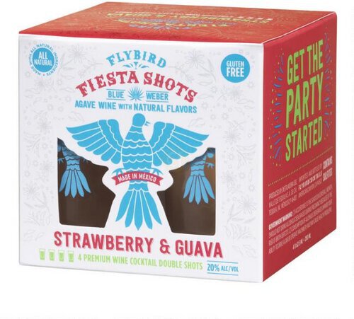 Flybird Fiesta Shots Strawbry & Guava