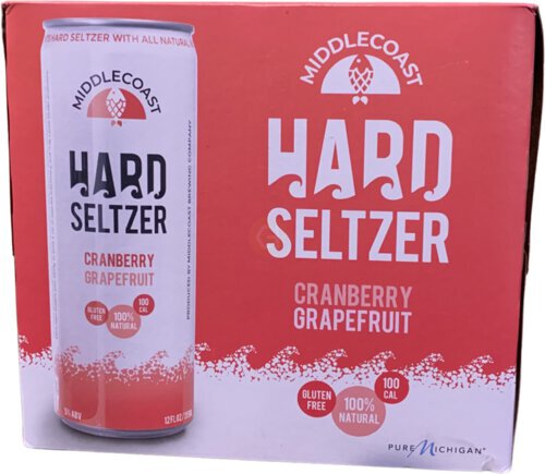Middlecoast Hard Seltzer Cranbury Grapefruit