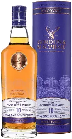 Miltonduff Single Malt Scotch Gordon And Machphail Discovery 10 Years Old