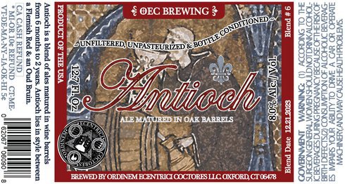 Oec Brewing Antioch Flemish Style Red Ale