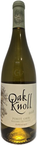 Oak Knoll Pinot Grigio Williame