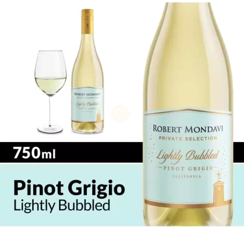 Robert Mondavi Private Selection Lightly Bubbled Pinot Grigio California