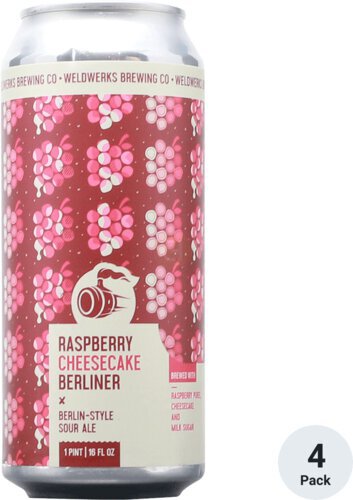 Fh Beerworks Rasp Cheesecake Berliner 4 Pk