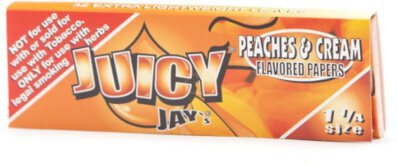 Juicy Jays Peaches And Cream 1/4 Rolling Papers