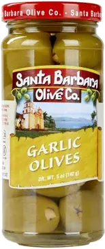 Olives Garlic Cocktail Item Santa Barbara Olive Co