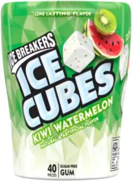 Ice Breakers Ice Cubes Kiwi Wtmelon 40pc