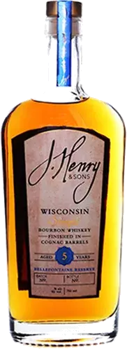 J Henry & Sons Bellefontaine Reserve Year Straight Bourbon Whisky Finished In Cognac Barrels