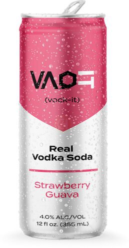 Vaq It Strawberry Guava Vodka Soda 4pck
