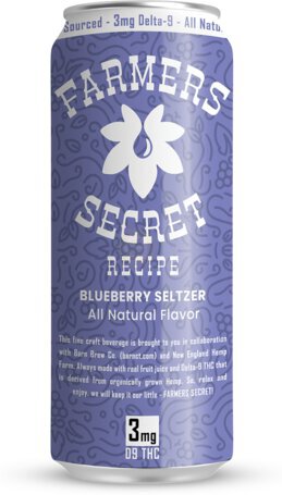 Farmers Secret Blueberry Seltzer