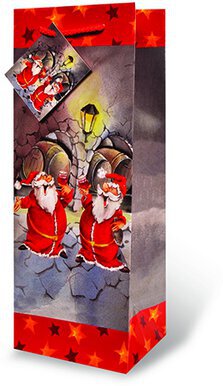 GIFT BAG SANTAS WINE CELLAR